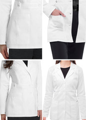 Adar Pop-Stretch Junior Fit Women’s 28″ Tab-Waist Lab Coat Very Comfortable