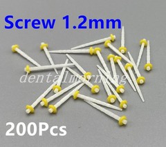 200Pcs/box Dental Fiber Post Glass Teeth Restorative 1.2/1.4/1.6/1.8mm Straight