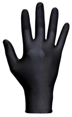 SAS Safety 66518 Raven Powder-Free Disposable Large (Pack of 100), Black