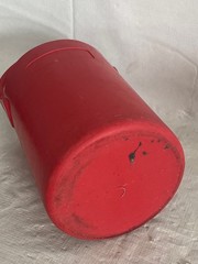 Lab Rubber Safety Carrier Bucket With Handle for 2.5L & 4L Bottles 16” H x 7”OD