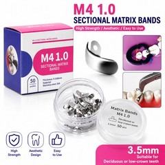 Dental Matrix Bands M4 Sectional Contoured Metal Matrices Dentistry Palodent V3