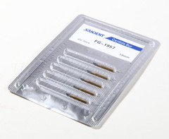 10Pcs Dental Tungsten Carbide Burs Crown Cutter Cutting Transmetal FG 1957