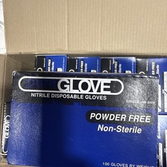 Case Of 1000 – Pure Glove Nitrile Disposable Gloves, Size Medium, Color White!!