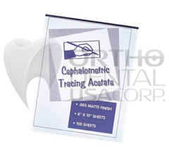 Cephalometric Tracing Paper 8” x 10” ( 20.3 x 25.4 cm) 100 sheets USA seller