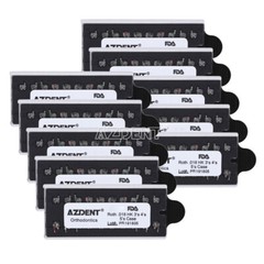 Dental Orthodontic Monoblock MIM Brackets Braces Mini Roth/ MBT 018/ 022 Hook345
