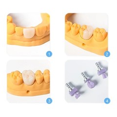 US Dental Lithium Disilicate Glass Ceramic Blocks CEREC Veneer Crown C14 CAD/CAM