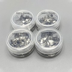 50PCS Dental Metal Matrix Bands With Holes Sectional Contoured Matrices Palodent
