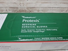 Protexis Neoprene Surgical Gloves, 2D73DP75, *1 Box* Size: 7.5 *See Dates*