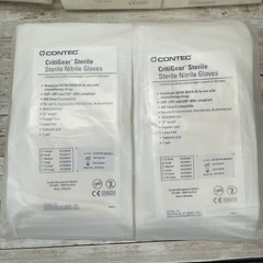 200 Pairs Contec CritiGear Sterile Nitrile Exam Gloves Size: SMALL EXP: 12/24