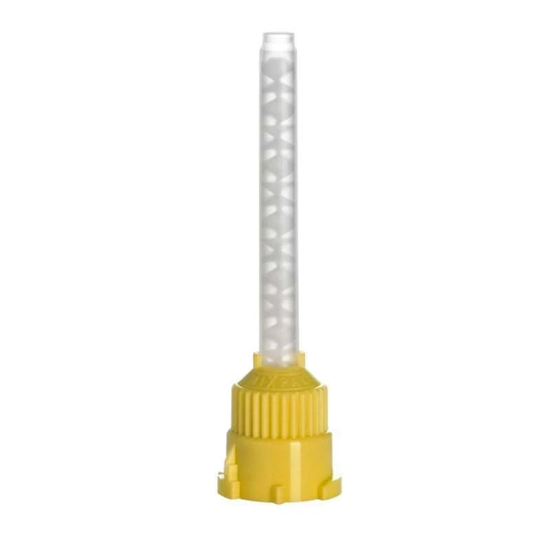 Hexa Yellow HP Mixing Tips – 1:1 / 2:1, Small 4.2mm 48/Pk. Orjinal Mixpac