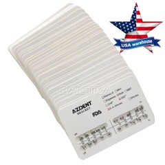 US AZDENT Dental Orthodontic Brackets Braces Standard Roth .022 Hooks 3-4-5