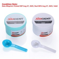 1-10*Dental Putty Fast Set Impression Material 400g Base+400g Catalyst