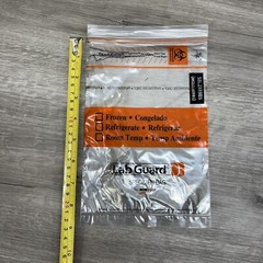 Lab Guard TearZone Specimen Bags MiniGrip 6” X 9” 300 Bags