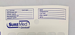 Box Of 250 Omnicell SUREMed 60-Days Coordinating Blisters #300-09