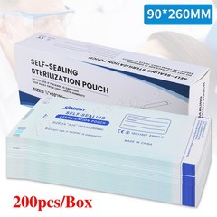 Self Sterilization Pouches Autoclave, Medical Sterilizer Bags Dental Tattoo Nail