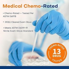 Supmedic Medical Soft Max™ Nitrile Exam Gloves, 100 Count Latex-Free Blue