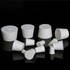 White Rubber Bung Stopper Tapered Plugs Laboratory Solid Stoppers Various Sizes