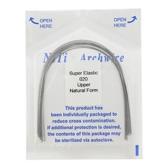 100PCS Dental Orthodontic Niti Arch Wire Natural Form Arches Round Rectangular
