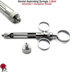 Dental Anesthetic Aspirating Syringe 1.8ml Injection Anesthesia Dentist