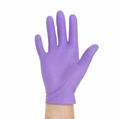 Halyard Purple Nitrile Exam Gloves, Powder – Free, X – Small, 55080 (Box of 100)
