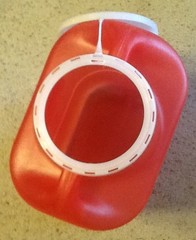 One BD Disposable Sharps Collector Extra Large 5 Gallon 305491 Red