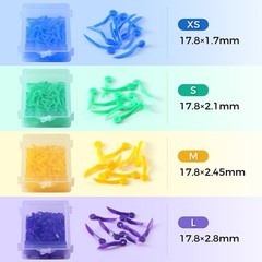 Dental Disposable Plastic With Hole Interdental Composite Diastema 100pcs/box
