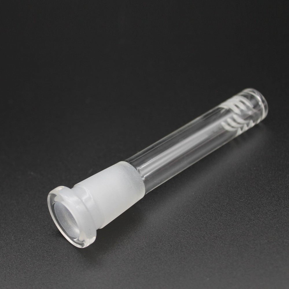 Clear Pyrex Borosilicate Lab Glass 18mm / 14mm Low Profile Downstem (2.5-7″)