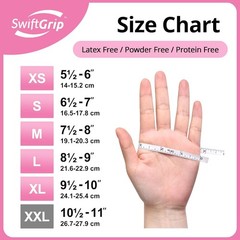 Pink Nitrile Gloves, 3-mil, Industrial Gloves Disposable Latex Free for Cleaning