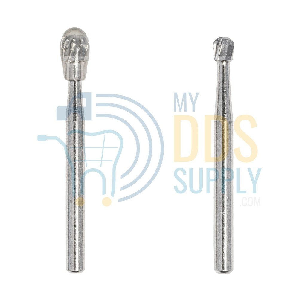 FG6 Round Dental Burs, 19mm (Pack of 20), Carbide for High Speed Handpiece
