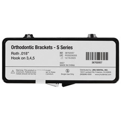 20/Set Ortho Metal Brackets Brace Mini & Standard Roth/MBT .022/.018 Hooks 3-4-5