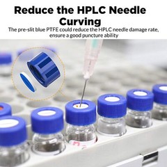 1000PCS 2ml HPLC GC Vials + Screw Caps+29*5.7mm Micro Vial Insert Plastic Spring