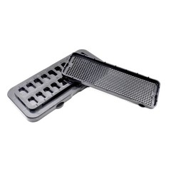 Angzhili 1 Pack Dental Veneer Processing Box, Ceramic Rectangular, Black