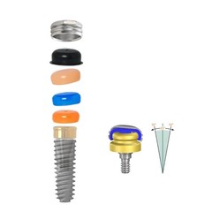 US Osstem Hiossen ET Transfer Analog Healing Abutment Locators fits Mini/Regular