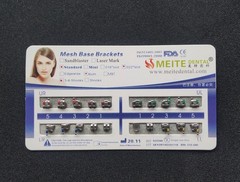 10 Packs Dental Orthodontic Metal Bracket Braces Standard Roth MBT Mesh Base