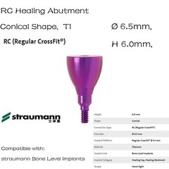 US Straumann RC Healing Abutment Healing Closure Fits ITI Bone Level Regular BLT