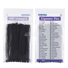 1000Pcs/Bag Dental Lazos De Ligadura Elástica De Ortodoncia 23 Colores