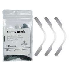 20 Pcs/Pack Dental Lab Stainless Steel Tofflemire Matrix Band Retainer Increased