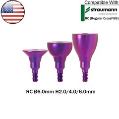 US Dental NC/RC Healing Abutment Healing Closure Caps Fit Straumann ITI BL BLT