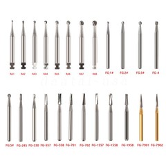 Dental Burs FG 330 557 701 Pear High Speed Tungsten Carbide Burr 19mm Midwest