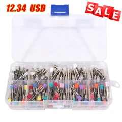 200Pcs Dental Colorful Nylon Bowl Flat Polishing Polisher Prophy Brushes Brush