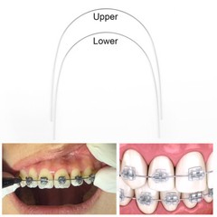 AZDENT Dental Orthodontic Round Arch Wire Super Elastic Niti Ovoid / Nature Form