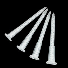 50 Pieces Epoxy Mixing Nozzle Static Mixer Nozzle Tubes Tip for 50Ml Cartrid