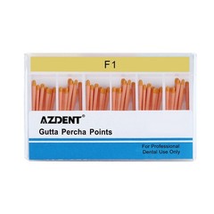 60Pcs/pk AZDENT Dental Gutta Percha Points Eododontics Obturating Points F1F2F3