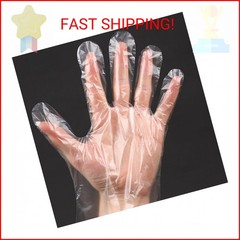 400 Count Disposable Poly Plastic Gloves for Cooking, Food Prep and Food Service
