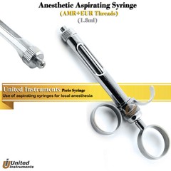 Dental Aspirated Syringe 1.8ml Manual Oral Anesthetic Periodontist Injection