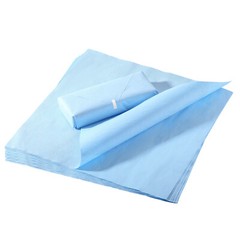 1000PCS 15″x15″ Dental Sterilization Wrap Sheet Autoclave Crepe Paper 60grams