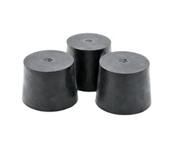 #6 Solid Rubber Stopper No Hole Lab Flask Bottle Tube Tapered Plug Seal Cap