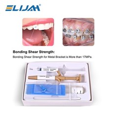Dental Orthodontic Light Cure Adhesive Bonding Metal Bracket Etch Gel Braces New