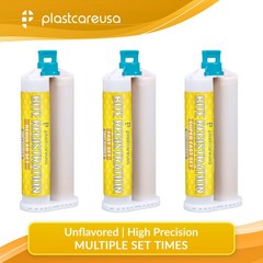 20 Fast Set Bite Registration Impression Material Unflavored 50ml Cartridges