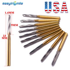 10Pc Dental Surgical Endo-Z Bur Carbide Tungsten Finishing cutter FG bur1.4*23mm